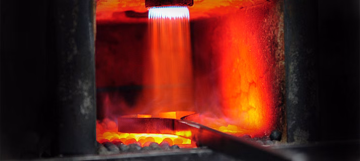 Feuer in der Schmiede