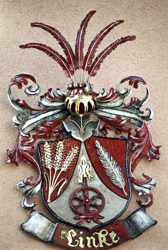 Geschmiedetes Familienwappen Familie Linge am Bodensee – Art. Nr. 14010